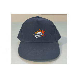 Cappello con visiera blu